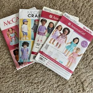 Sewing Patterns -Doll Clothes